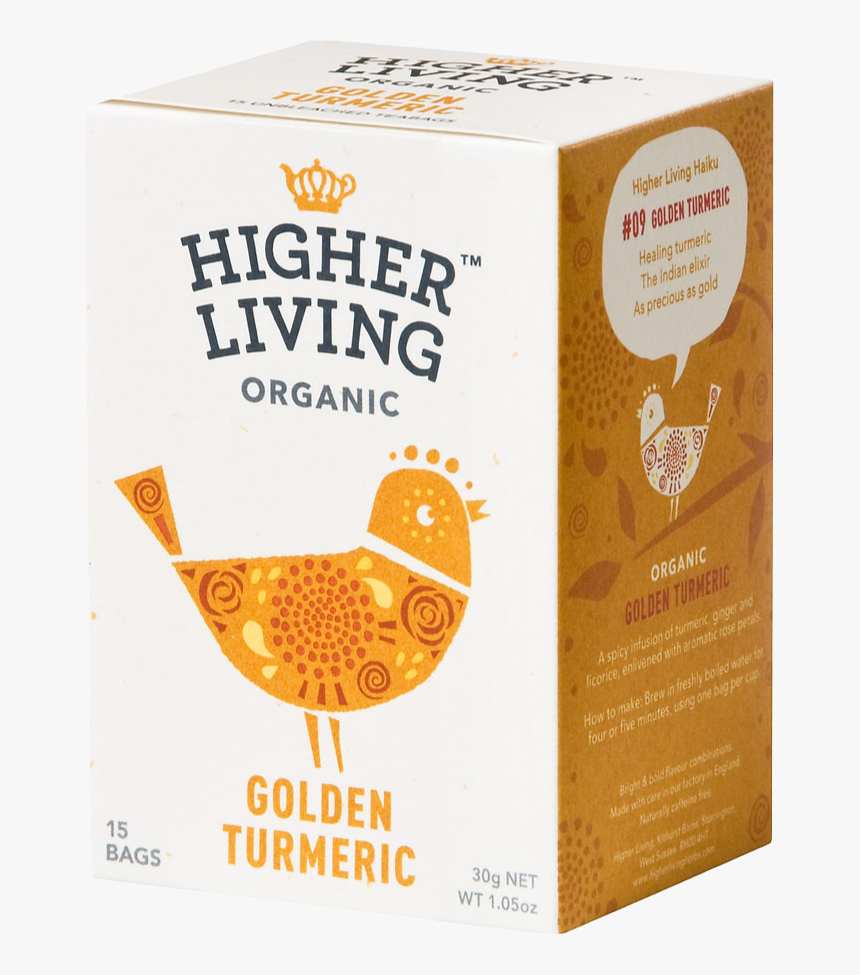 Transparent Turmeric Png - Higher Living Turmeric Tea, Png Download, Free Download