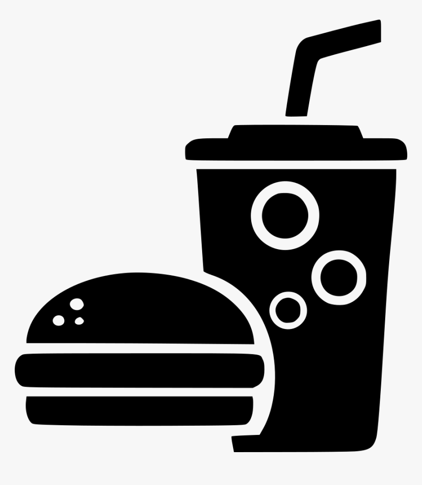 Fast Junk Burger Beef Hamburger Drink, HD Png Download, Free Download