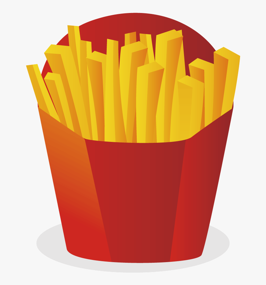 Hamburger French Fries Fast Food Junk Food - French Fries Vector Png, Transparent Png, Free Download
