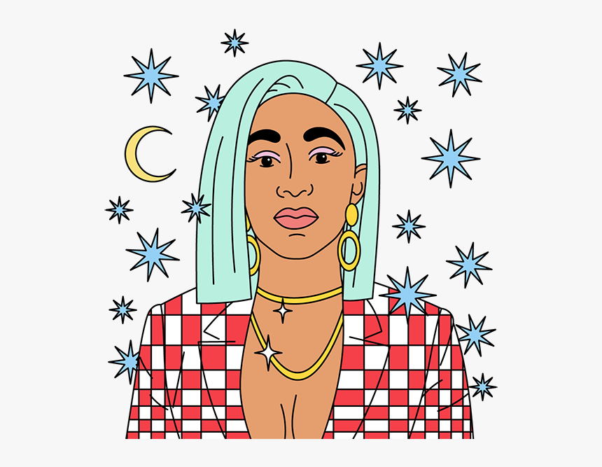 Bad Bunny Future Is Now Https - Iphone Cartoon Cardi B Drawings, HD Png Download, Free Download