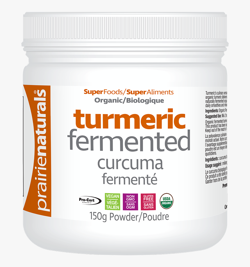 Fermented, Organic Turmeric - Vegan Nutrition, HD Png Download, Free Download
