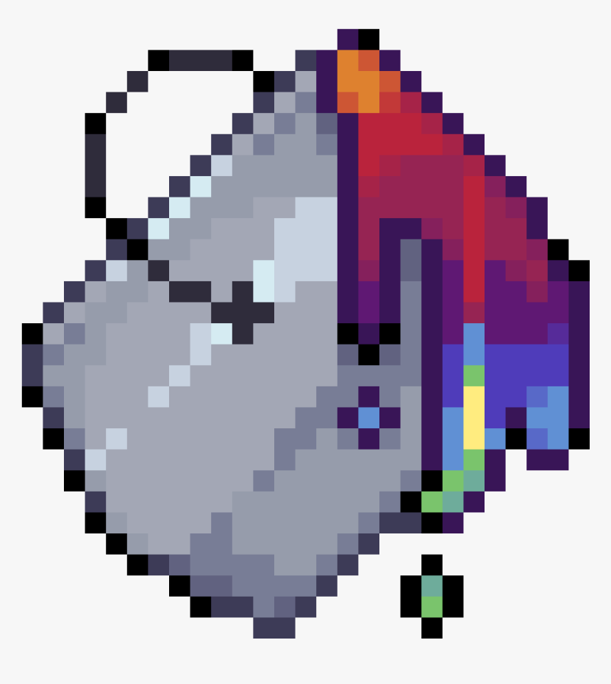 Transparent Bucket Icon Png - Pixel Art Undertale Gaster, Png Download, Free Download