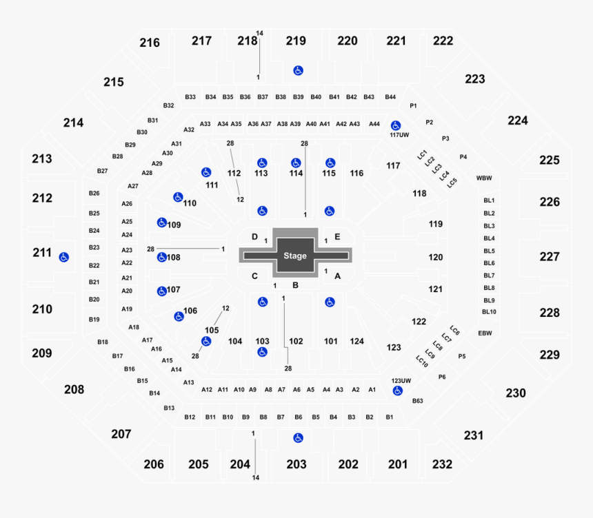 Transparent Bad Bunny Png - Talking Stick Resort Ariana Grande Seating Chart, Png Download, Free Download