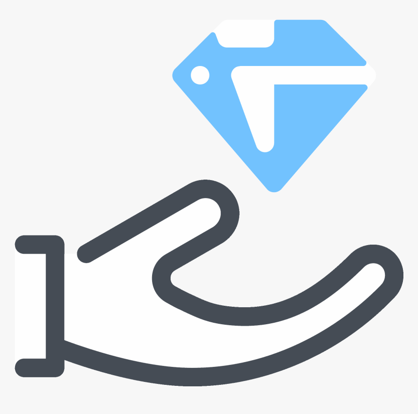Diamond Care Icon - Confiança Icon, HD Png Download, Free Download