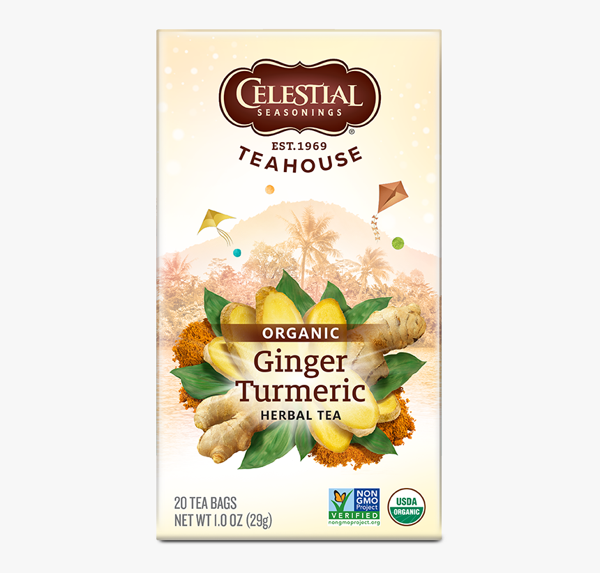 Celestial Seasonings Ginger Turmeric, HD Png Download, Free Download