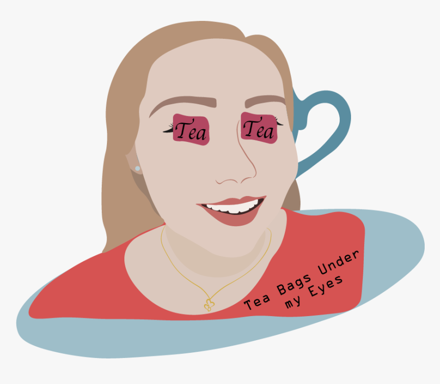 Tea Bags Under Eyes - Illustration, HD Png Download, Free Download