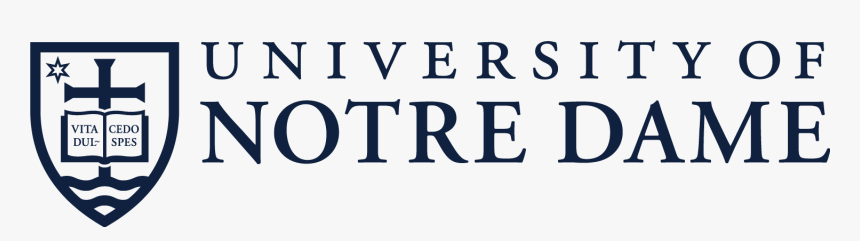 University Of Notre Dame - University Of Notre Dame Title, HD Png Download, Free Download