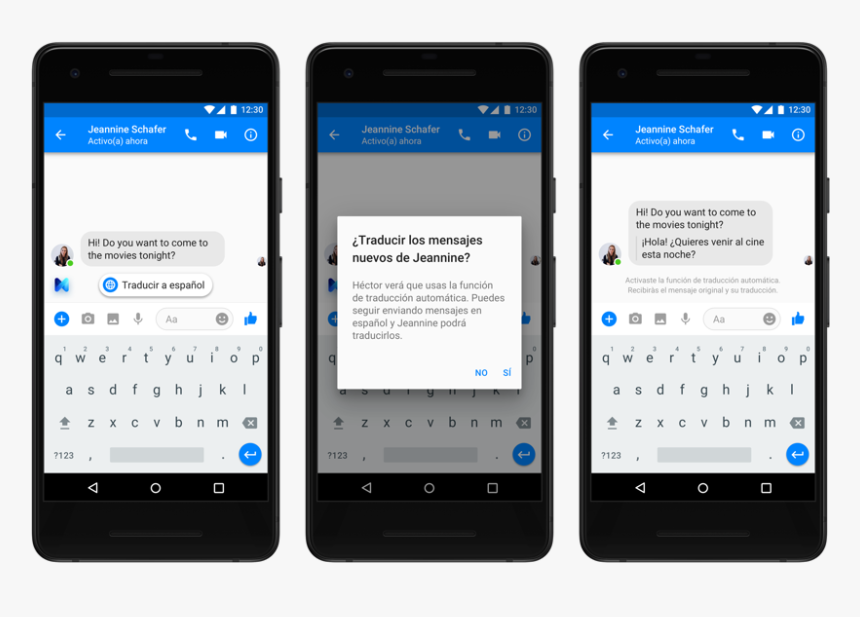 Facebook Messenger Ya Traduce Tus Mensajes - Automatic Translation On Messenger, HD Png Download, Free Download