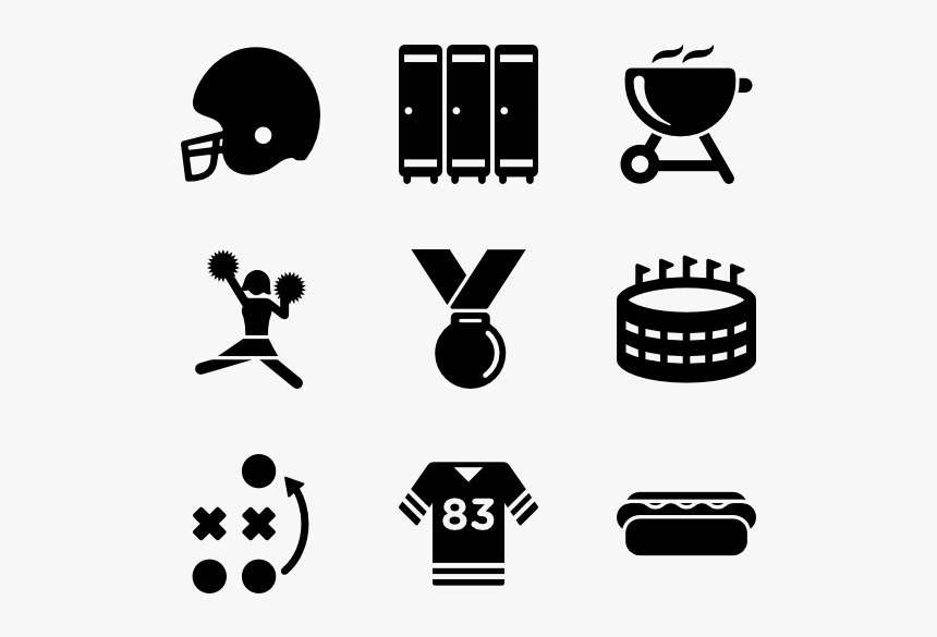 American Football - American Football Icons Free, HD Png Download, Free Download