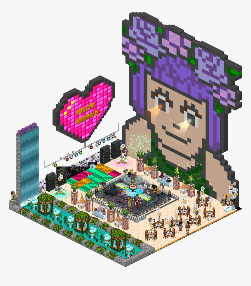 Salas De Cumpleaños Habbo, HD Png Download, Free Download