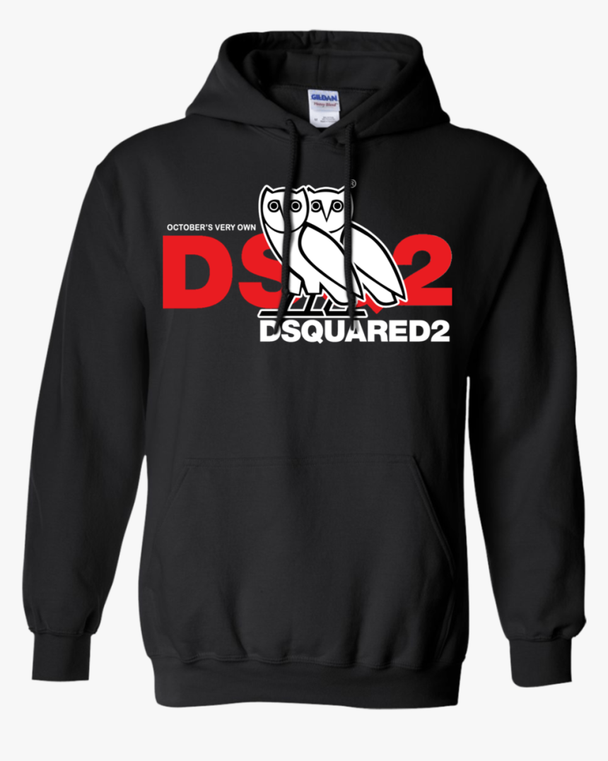 Ovo Dsquared2 Hoodie Black, HD Png Download, Free Download