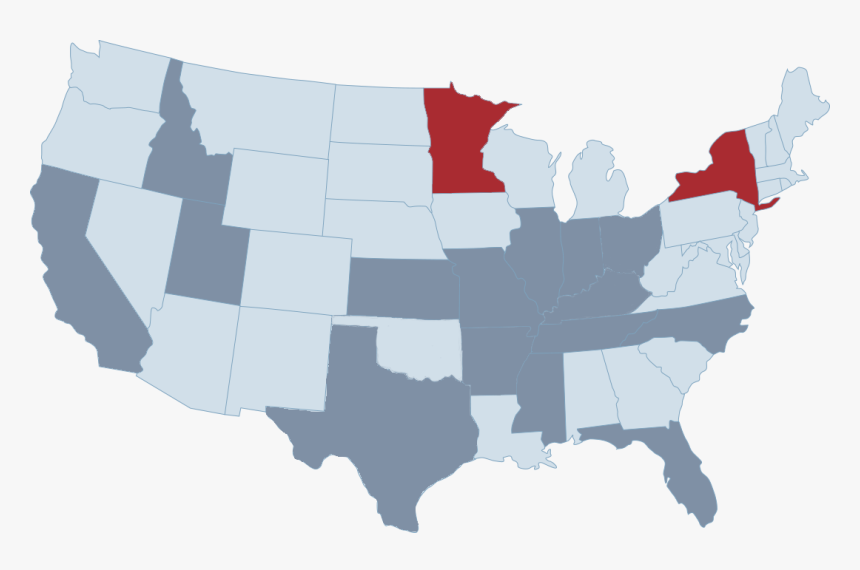 Map With No Pins - Confederate And Union States, HD Png Download, Free Download