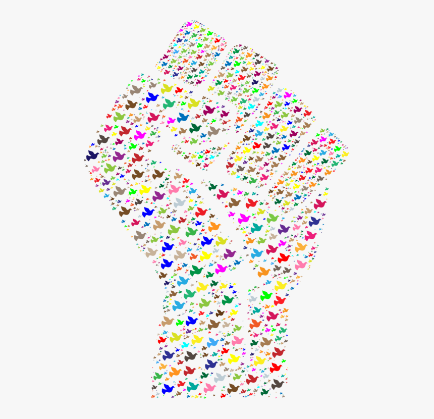 Transparent Fist Clipart - Colorful Fist Bump, HD Png Download, Free Download