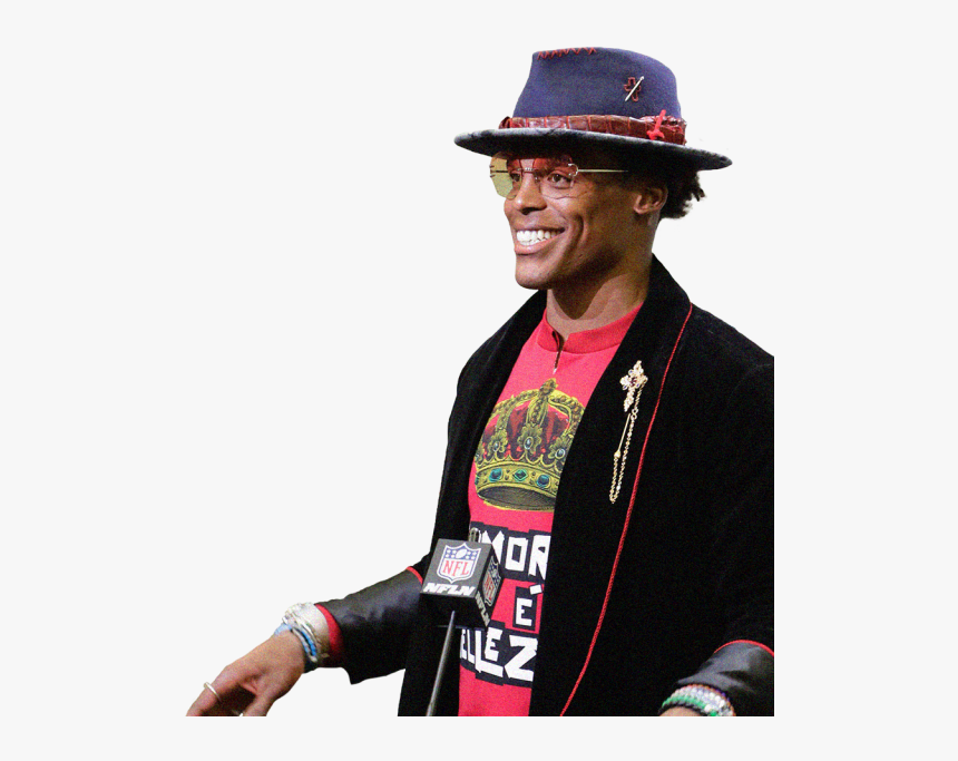 Cam Newton - Fedora, HD Png Download, Free Download