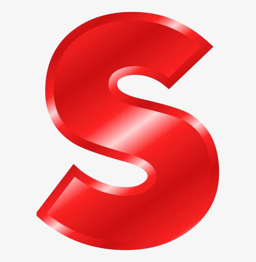 Effect Letters Alphabet Red - Big Letter S Red, HD Png Download, Free Download