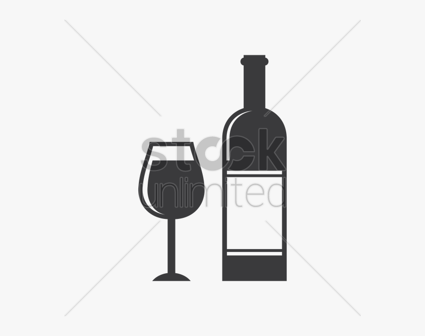 Wine Bottle And Glass Clipart Wine Glass Red Wine Wine - Wine Bottle And Glass Clipart, HD Png Download, Free Download