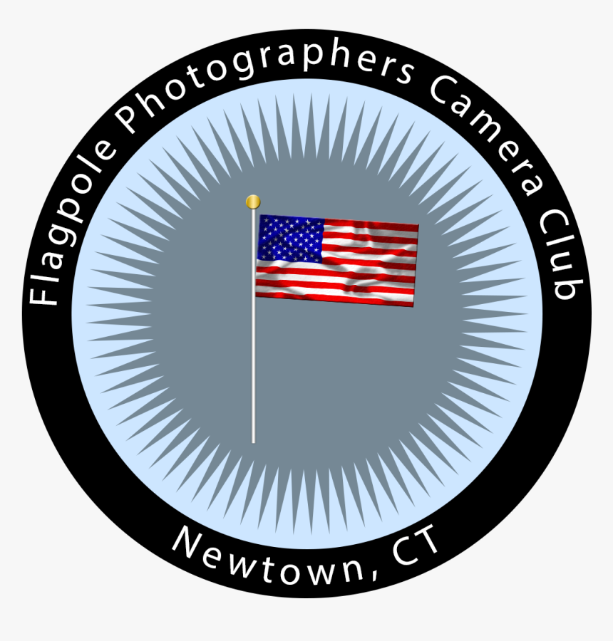 Flagpole Photographers Camera Club Logo X1050 - Starburst Clip Art, HD Png Download, Free Download