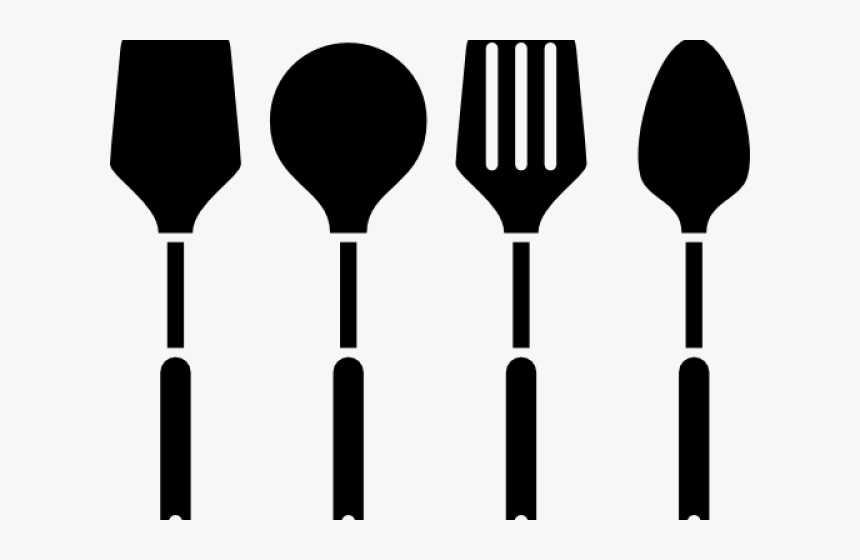 Cooking Utensil Icon Transparent - Cartoon Transparent Background Cooking  Utensils Png, Png Download - kindpng