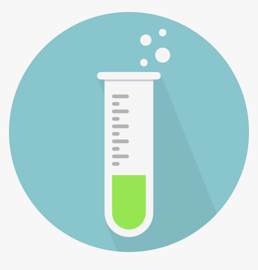Transparent Science Test Tubes Clipart - Test Tube Flat Icon, HD Png Download, Free Download