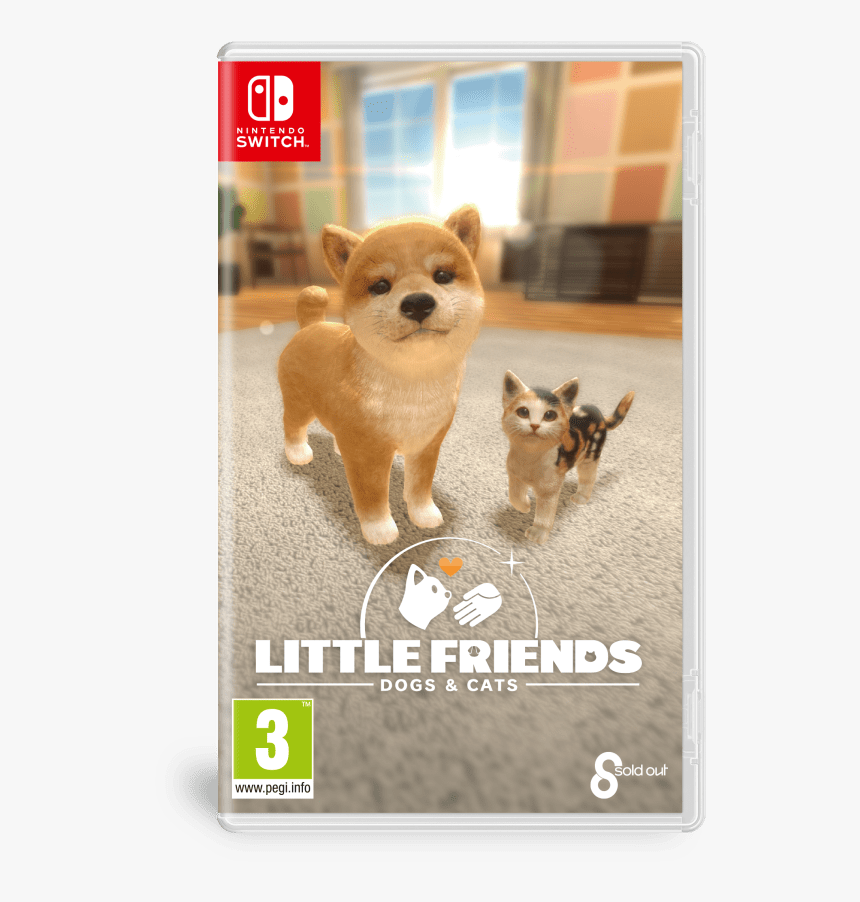 Nintendo Switch Cats And Dogs - Little Friends Dogs And Cats, HD Png Download, Free Download
