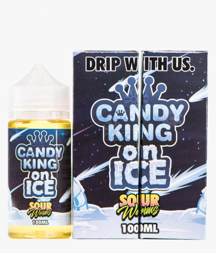 Candy King Worms On Ice - Electronic Cigarette, HD Png Download, Free Download