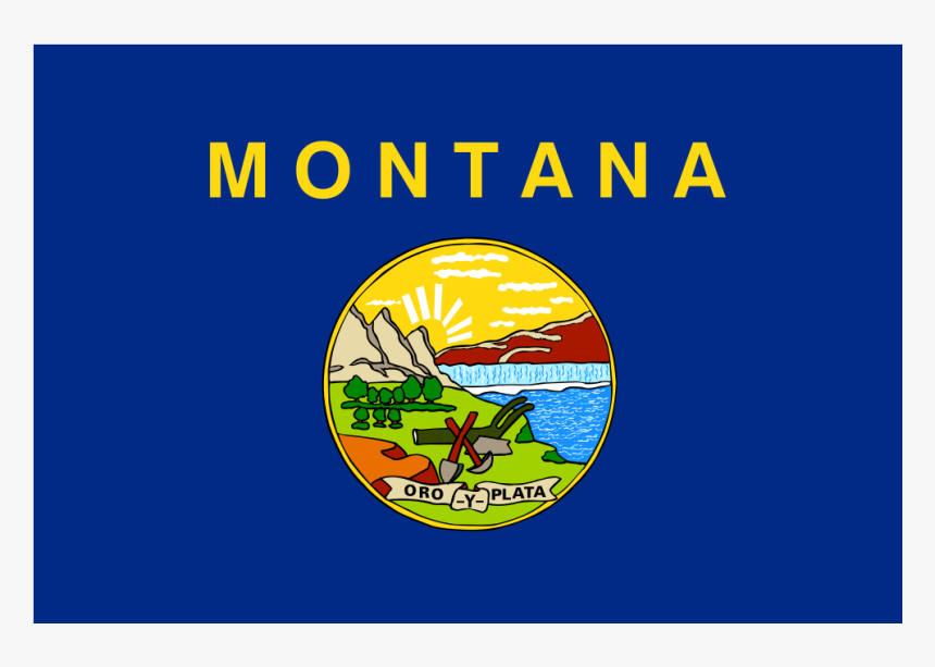Us Mt Montana Flag Icon - Montanas Flag, HD Png Download, Free Download