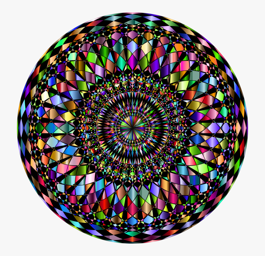 Symmetry,sphere,glass - Trippy Circle Png, Transparent Png, Free Download