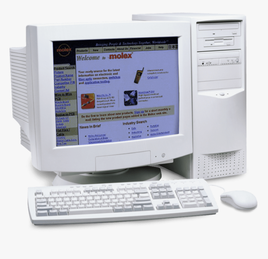Free Png Download 90s Computer Png Images Background - 90's Pc Png, Transparent Png, Free Download