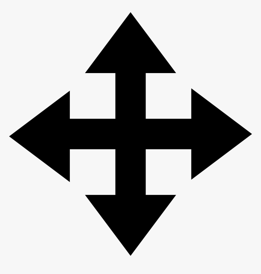 Free All Direction Arrows Icon Png Vector - Arrows In 4 Directions, Transparent Png, Free Download