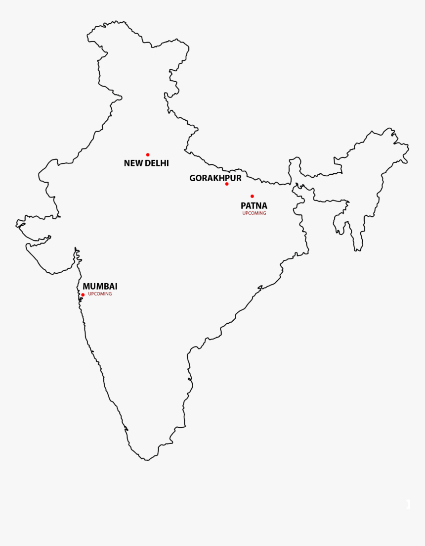Mobirise - Indian Map Outline Png, Transparent Png, Free Download