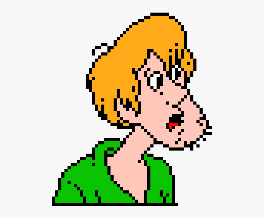 Minecraft Shaggy Pixel Art, HD Png Download, Free Download