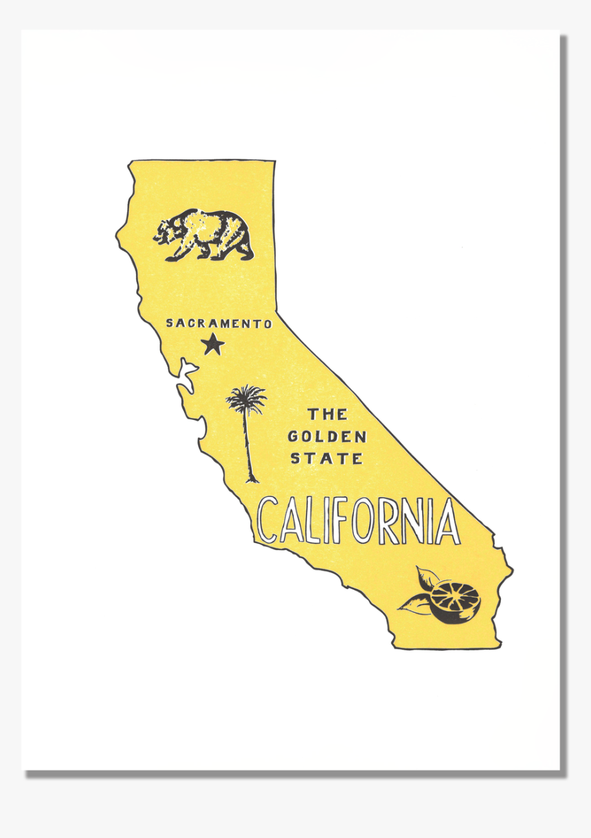 California State Print - California State, HD Png Download, Free Download