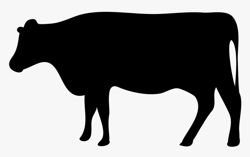 Transparent Cow Silhouette Png - Cattle Icon, Png Download, Free Download