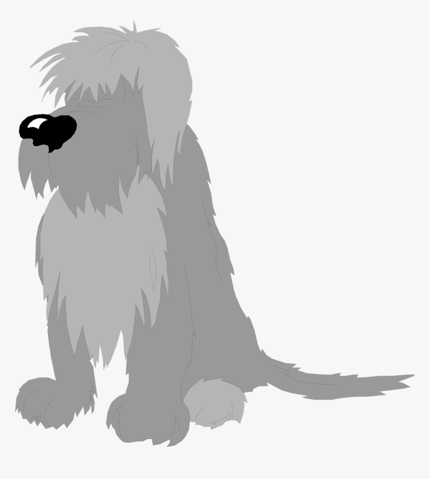 Dog Clipart Borders - Shaggy Dog Cartoon Png, Transparent Png, Free Download