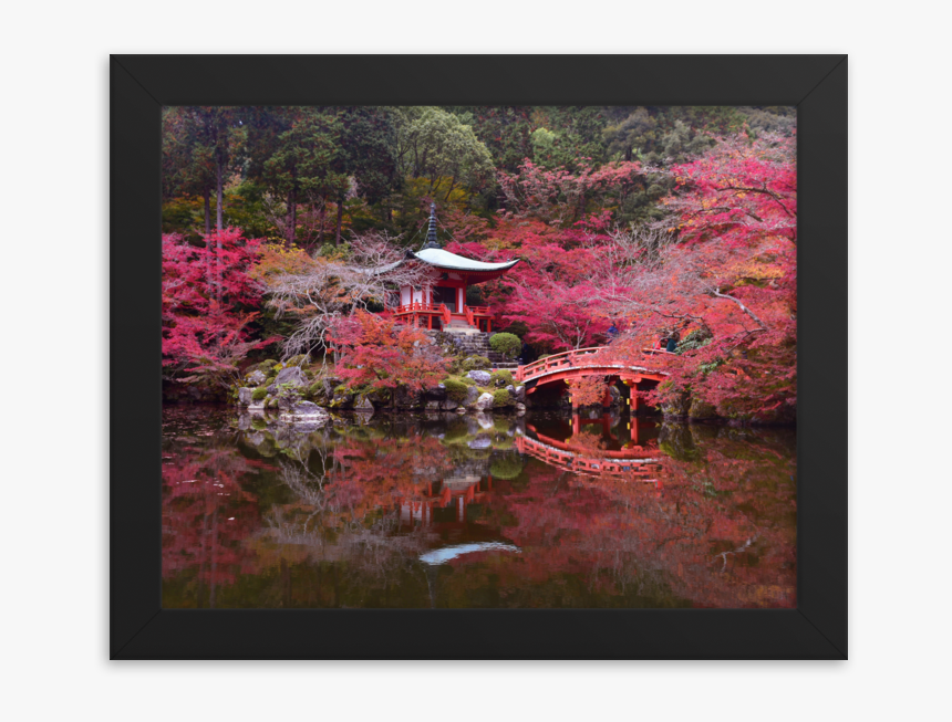 Daigoji Pond In Autumn - Picture Frame, HD Png Download, Free Download