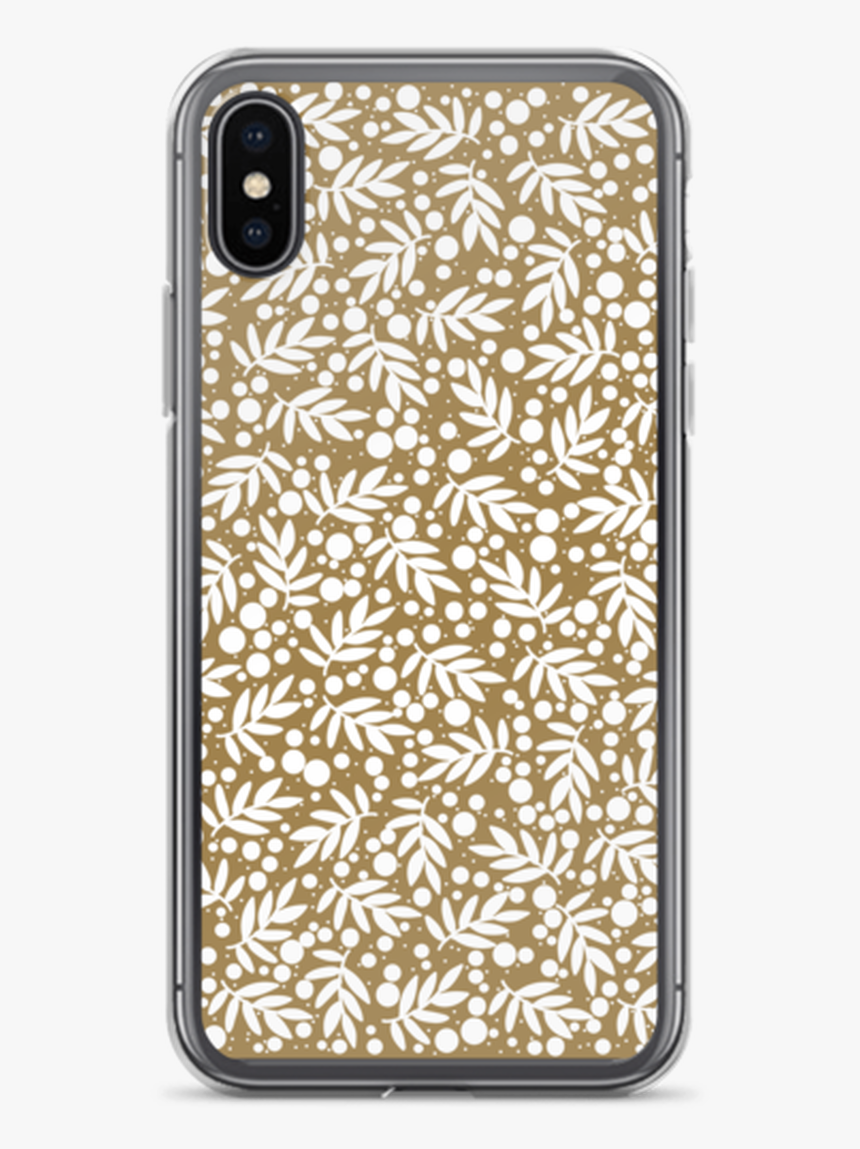 Holiday Gold Leaf Pattern Iphone Case - Huawei Y7 2019 Husa, HD Png Download, Free Download