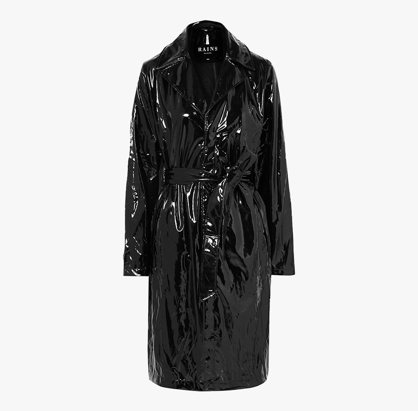 Rains Glossed Pu Trench Coat, HD Png Download, Free Download