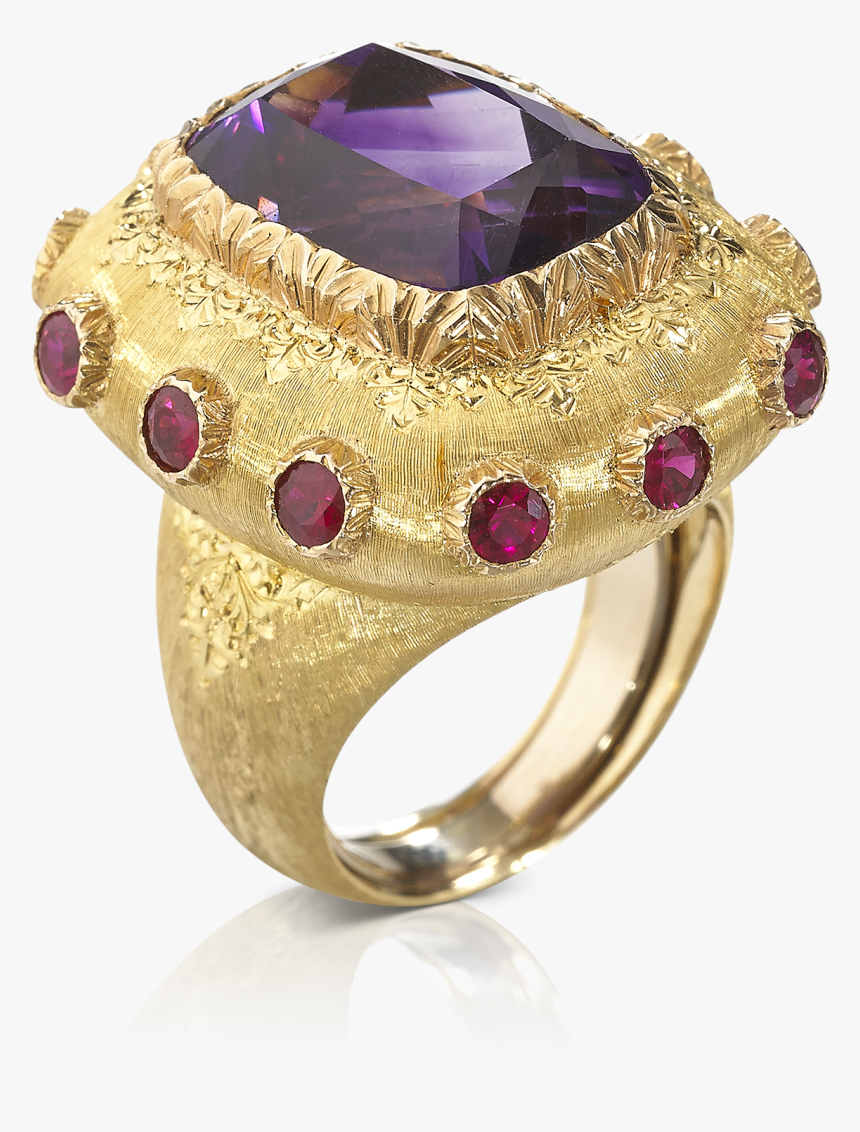 Buccellati - Rings - Cocktail Ring - High Jewelry - Amethyst, HD Png Download, Free Download