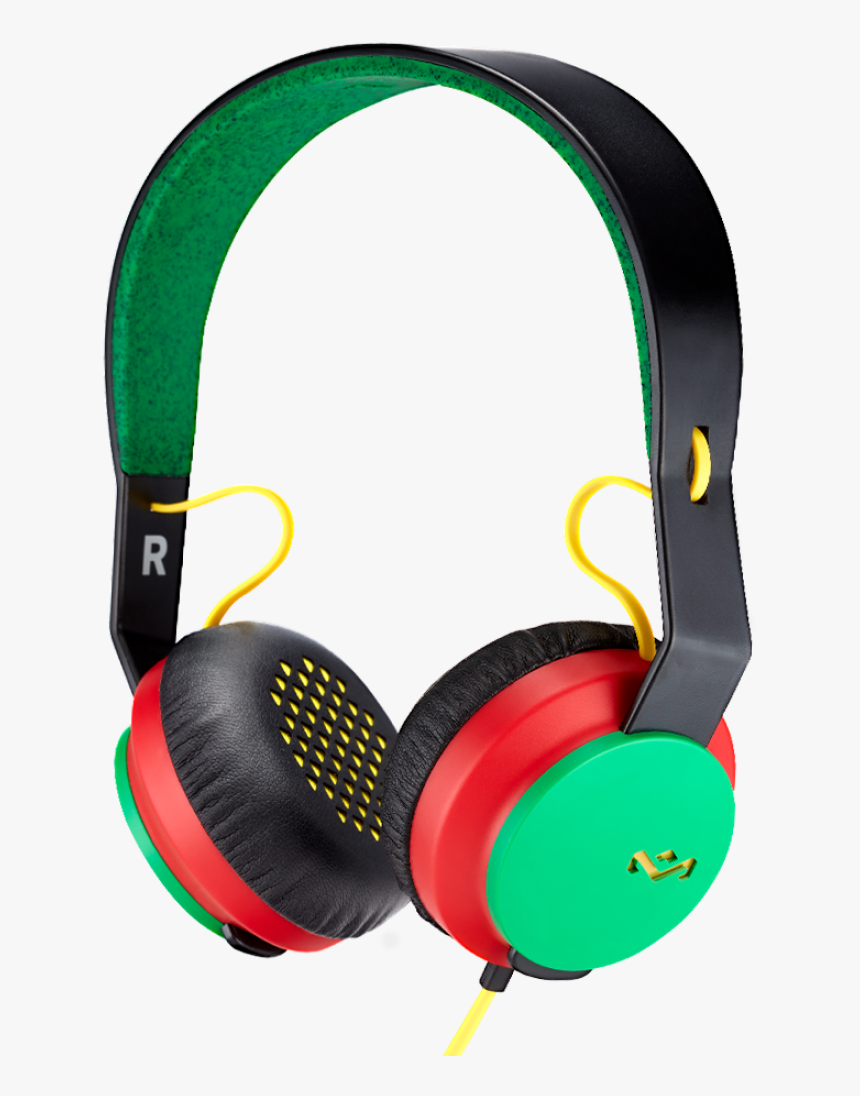 Rasta Skullcandy Gl Red Yellow Green Black Headphone, HD Png Download, Free Download