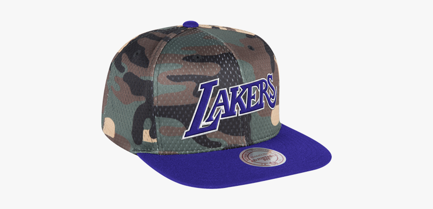 Los Angeles Lakers Camo Crown Cover Snapback Cap - Baseball Cap, HD Png Download, Free Download