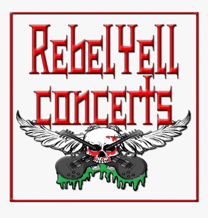 Rebel Yell Concerts Logo Png - Skull, Transparent Png, Free Download