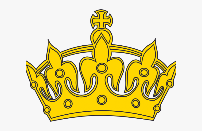 purple and gold crown clipart