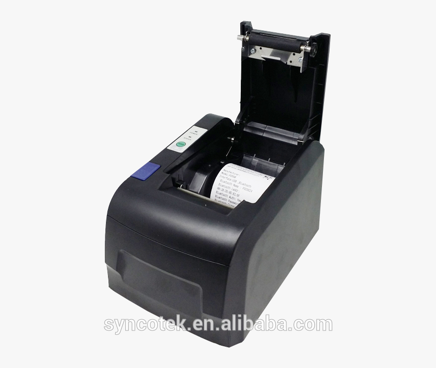 Black And White Usb Barcode/card Printer Stock Pos - Laser Printing, HD Png Download, Free Download