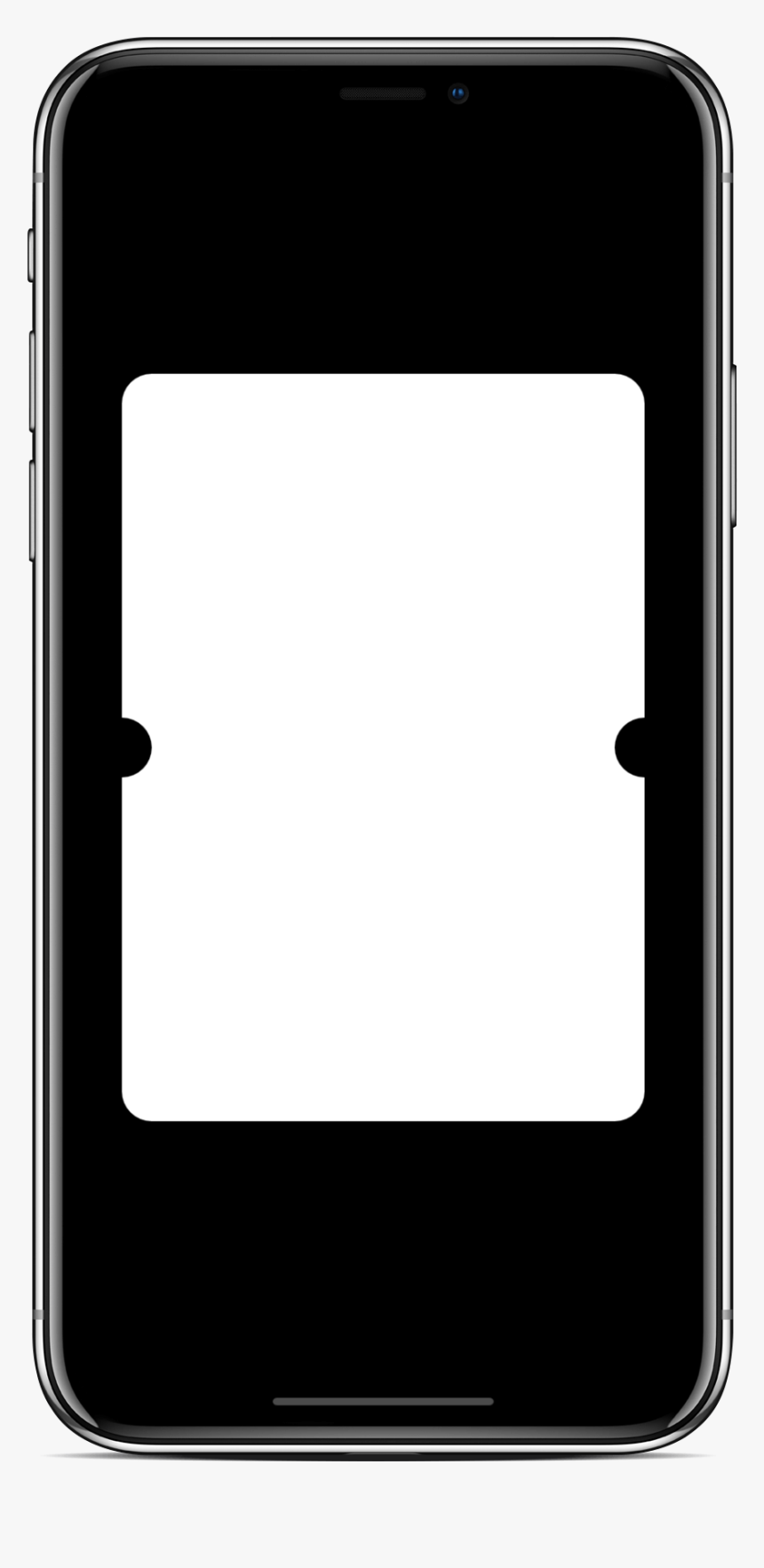 Flutter Ticket Widget - Mobile Logo Black Png, Transparent Png, Free Download