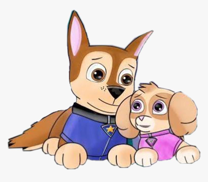 Skye Chase Pawpatrol Freetoedit - Chasing Sky Da Patrulha Canina, HD Png Download, Free Download