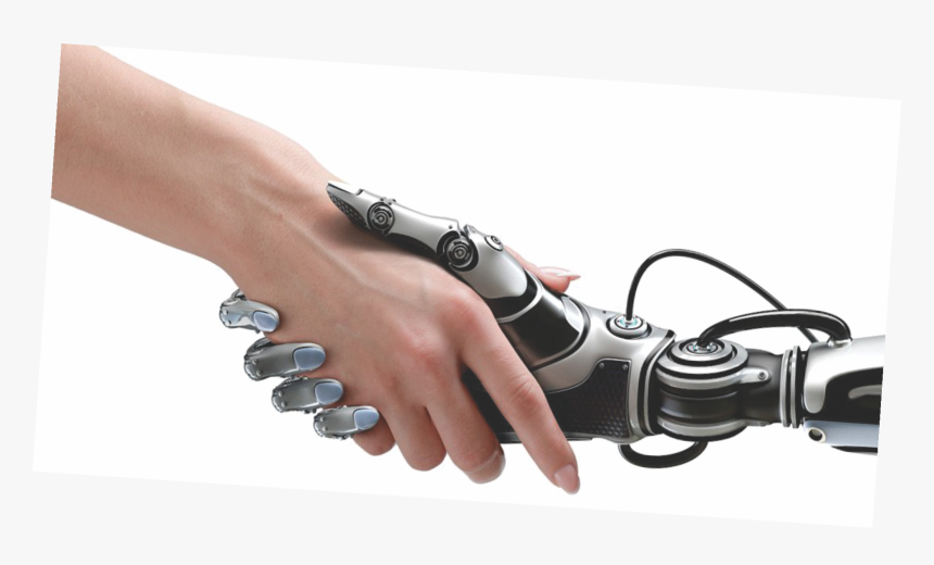 Human Robot Handshake - Robot And Human Hand Png, Transparent Png, Free Download