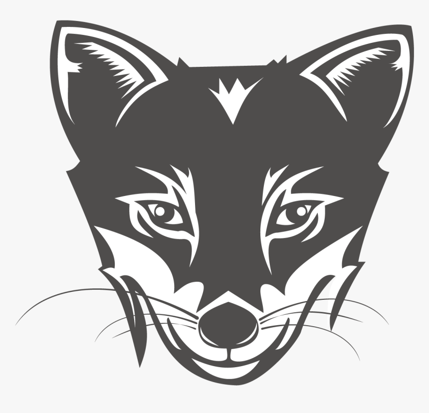 Fox Logo Illustration - Png Fox Head, Transparent Png, Free Download