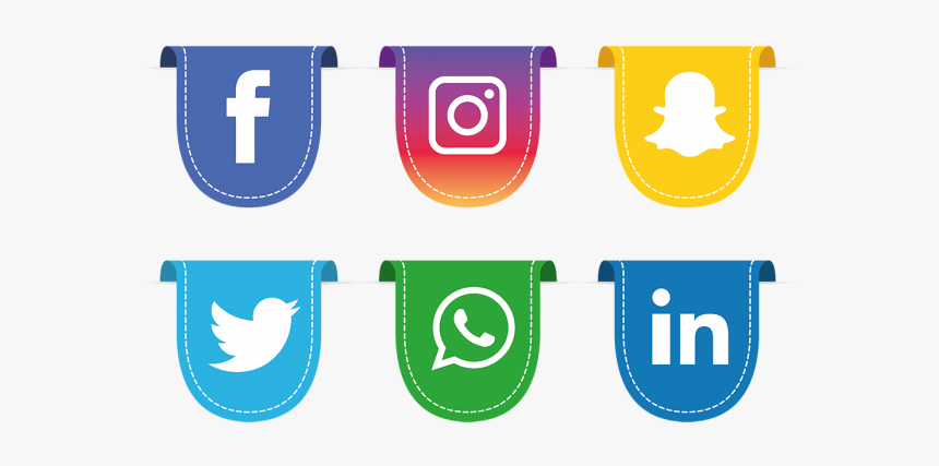 Clip Art Cute Social Media Icons - Facebook Instagram Logo Png, Transparent Png, Free Download