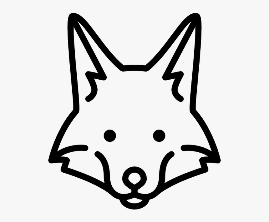 Fox Crafts, Fox Head, Free Icon, Icon Font, Icon Design, - Foxes Outline, HD Png Download, Free Download