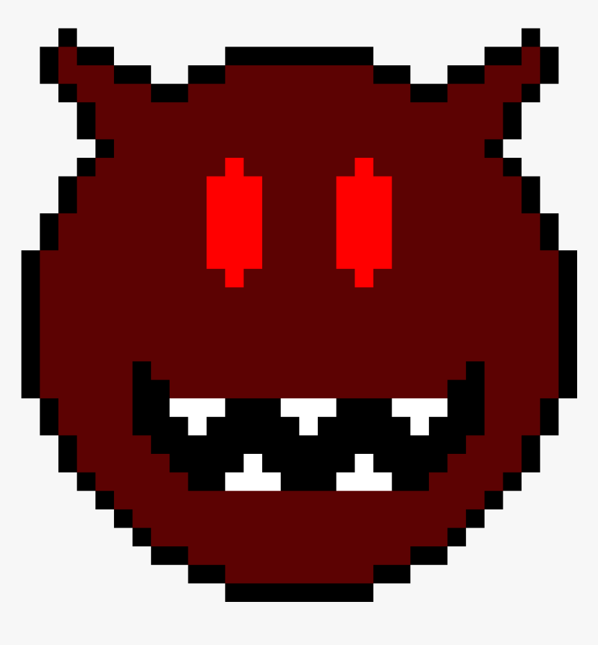 Smiling Devil Clipart , Png Download - Pixel Art Sword And Shield, Transparent Png, Free Download